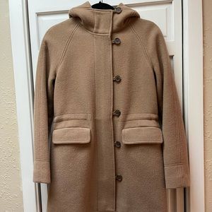 Jcrew Caramel wool Coat size 0
